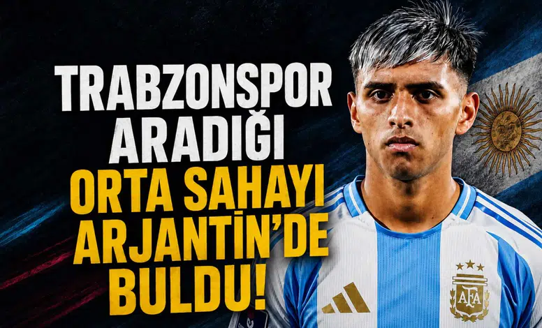 Trabzonspor aradığı orta sahayı Arjantin'de buldu!