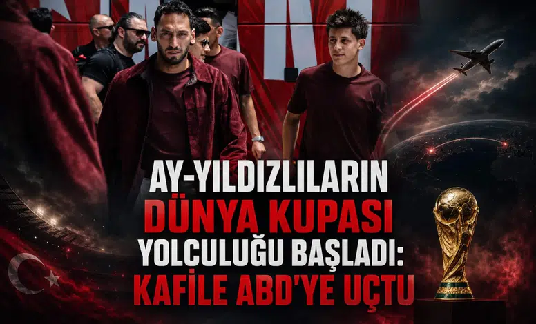 Ay-Yıldızlıların Dünya Kupası yolculuğu başladı: Kafile ABD'ye uçtu