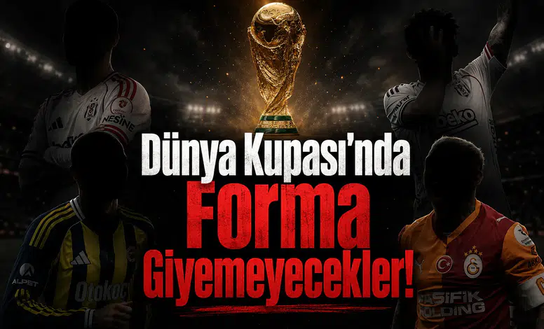 Dünya Kupası'nda Forma Giyemeyecekler!