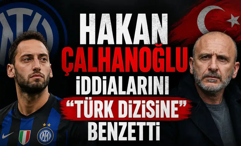 Hakan Çalhanoğlu iddialarını "Türk dizisine" benzetti