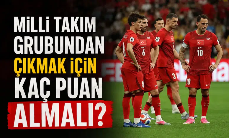 Milli Takım grubundan çıkmak için kaç puan almalı?