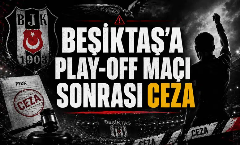 Beşiktaş’a play-off maçı sonrası ceza