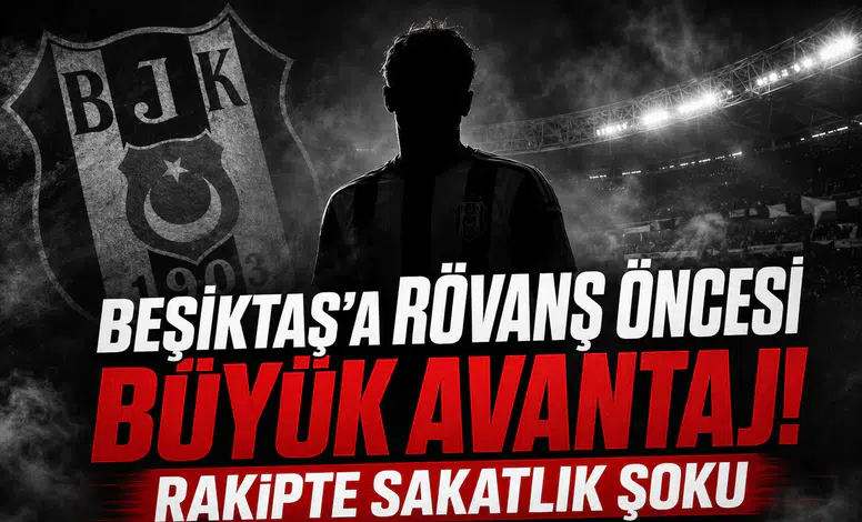 Beşiktaş'a Rövanş Öncesi Büyük Avantaj! Rakipte Sakatlık Şoku
