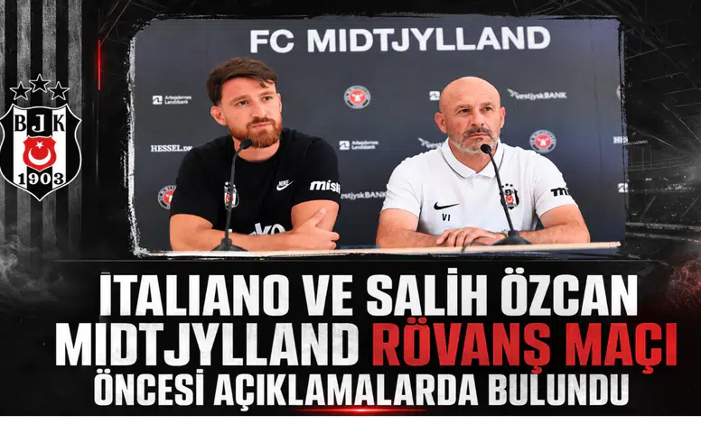 Italiano ve Salih Özcan Midtjylland Rövanş Maçı Öncesi Açıklamalarda Bulundu