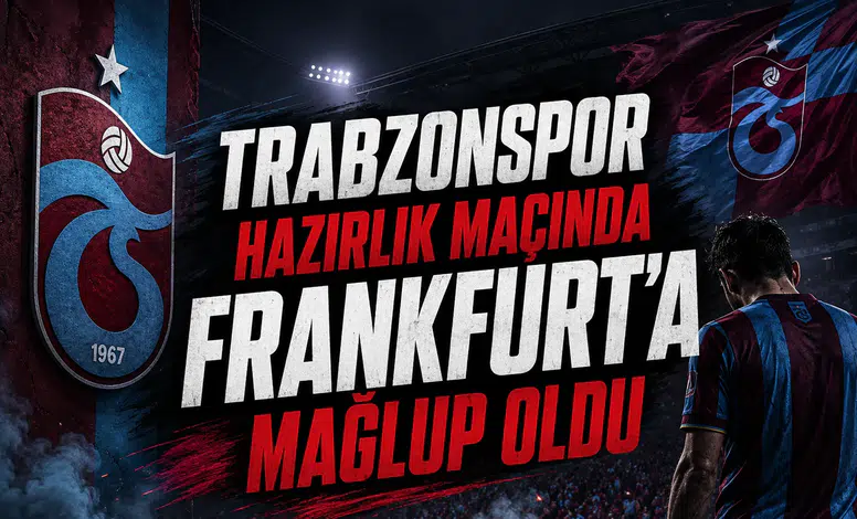 Trabzonspor Hazırlık Maçında Frankfurt'a Mağlup Oldu