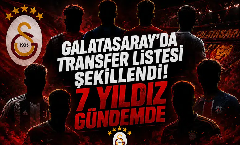 Galatasaray'da Transfer Listesi Şekillendi! 7 Yıldız Gündemde
