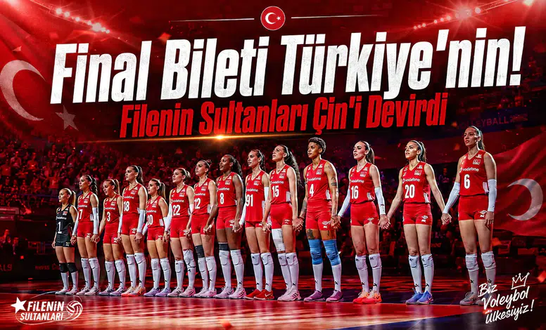 Final Bileti Türkiye'nin! Filenin Sultanları Çin'i Devirdi