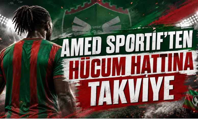 Amed Sportif'ten Hücum Hattına Takviye