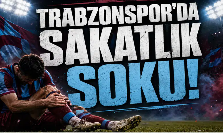 Trabzonspor’da Sakatlık Şoku!