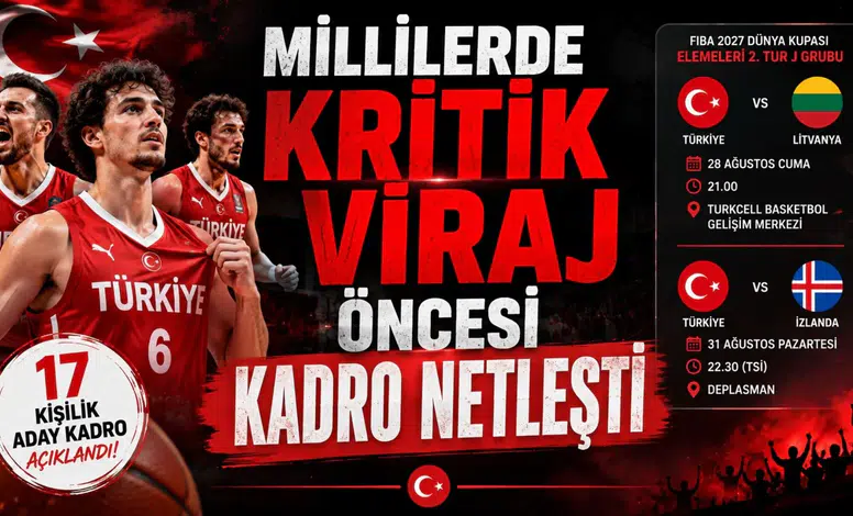 MİLLİLERDE KRİTİK VİRAJ ÖNCESİ KADRO NETLEŞTİ