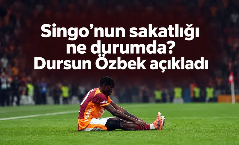 Singo’nun sakatlığı ne durumda? Dursun Özbek açıkladı