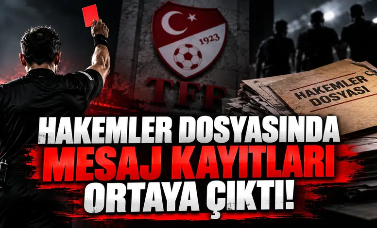 Hakemler dosyasında mesaj kayıtları ortaya çıktı!