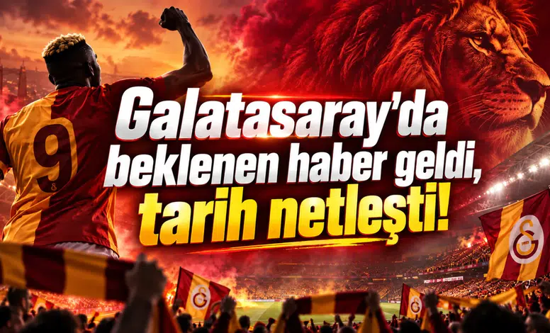 Galatasaray'da beklenen haber geldi, tarih netleşti!