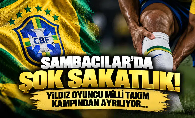 Sambacılar’da Şok Sakatlık! Yıldız Oyuncu Milli Takım Kampından Ayrılıyor...
