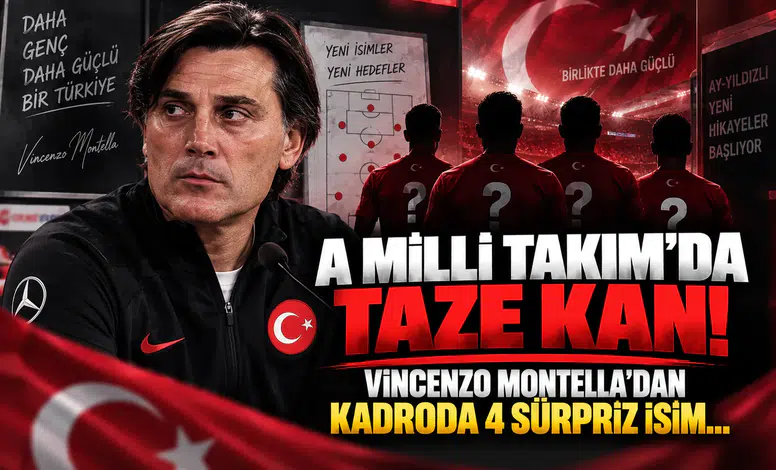 A Milli Takım’da Taze Kan! Vincenzo Montella'dan Kadroda 4 Sürpriz İsim...
