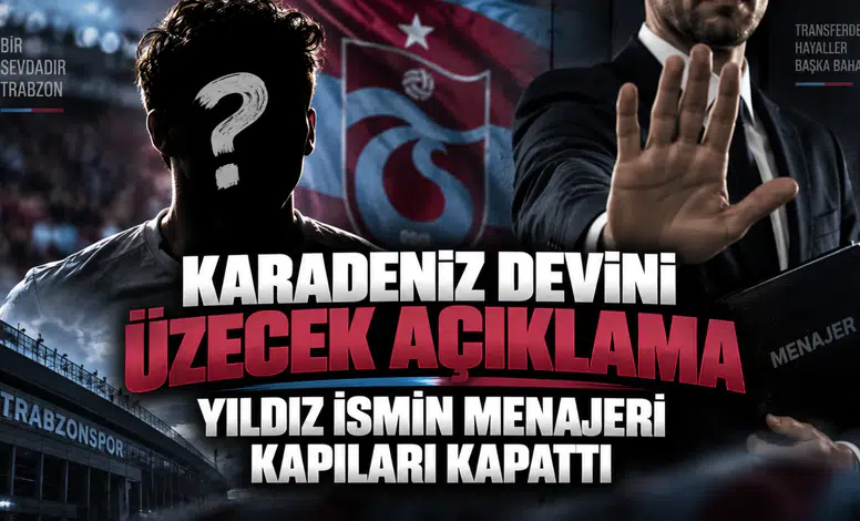 Karadeniz devini üzecek açıklama yıldız ismin menajeri kapıları kapattı
