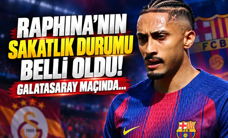 Raphina'nın sakatlık durumu belli oldu! Galatasaray maçında...