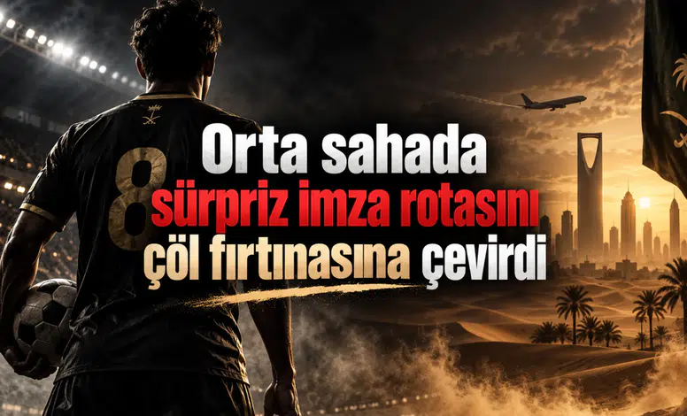 Orta sahada sürpriz imza rotasını çöl fırtınasına çevirdi
