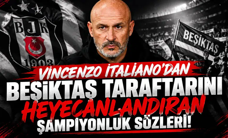 Vincenzo Italiano'dan Beşiktaş taraftarını heyecanlandıran şampiyonluk sözleri!