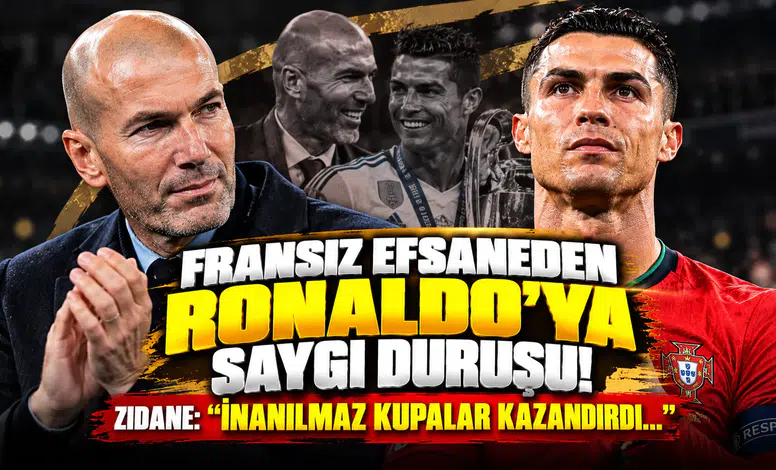 Fransız Efsaneden Ronaldo’ya Saygı Duruşu! Zidane: "İnanılmaz Kupalar Kazandırdı..."