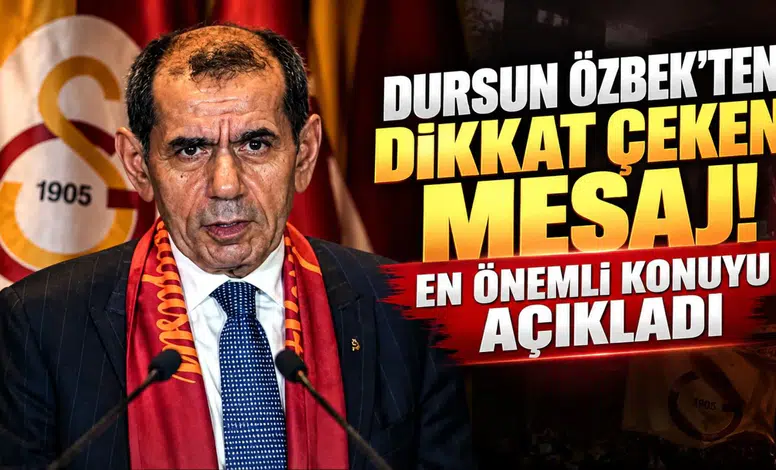 DURSUN ÖZBEK’TEN DİKKAT ÇEKEN MESAJ! EN ÖNEMLİ KONUYU AÇIKLADI