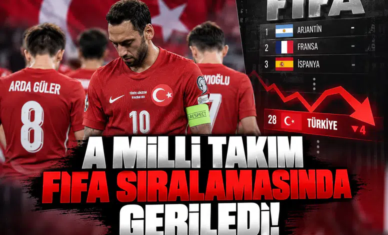 A Milli Takım FIFA Sıralamasında Geriledi!