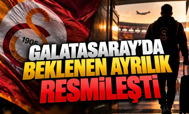Galatasaray'da Beklenen Ayrılık Resmileşti
