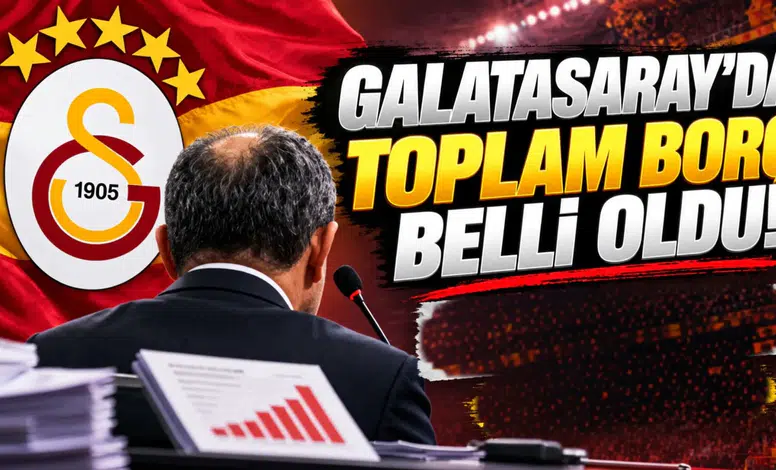 Galatasaray'da toplam borç belli oldu