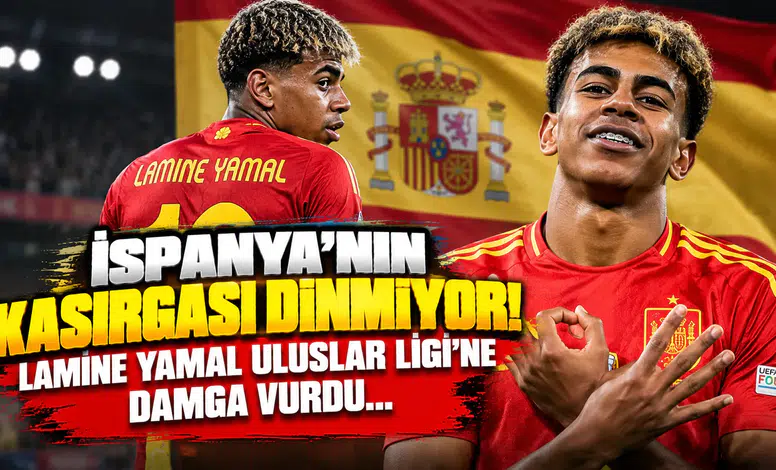 İspanya'nın Kasırgası Dinmiyor! Lamine Yamal Uluslar Ligi'ne Damga Vurdu...