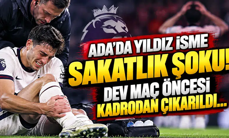 Ada'da Yıldız İsme Sakatlık Şoku! Dev Maç Öncesi Kadrodan Çıkarıldı...