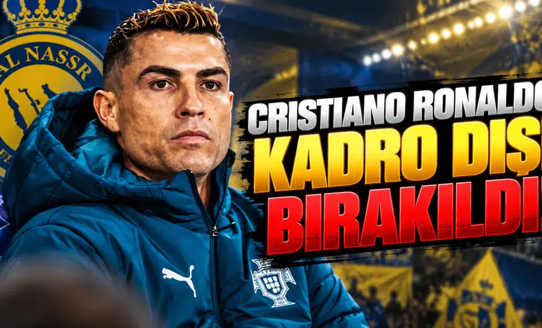 Cristiano Ronaldo kadro dışı bırakıldı