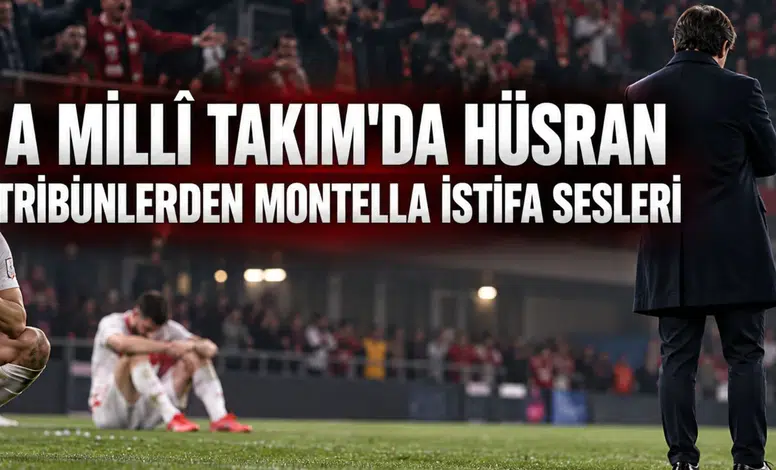 A Milli Takım'da hüsran tribünlerden Montella istifa sesleri