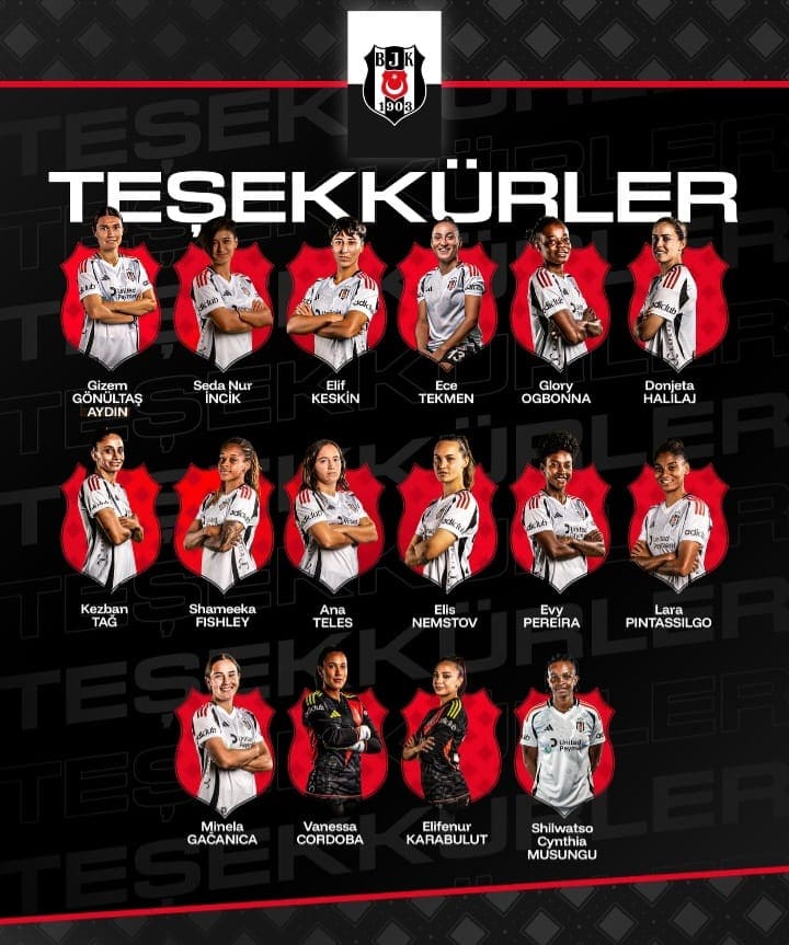 Beşiktaş Kadın Futbol Takımı’nda Sürpriz Ayrılıklar! Beşiktaş Kadın Futbol Takımı