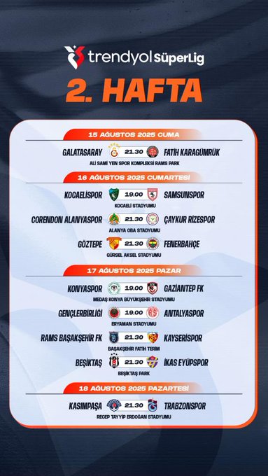 Süper Lig'de Geri Sayım Başladı