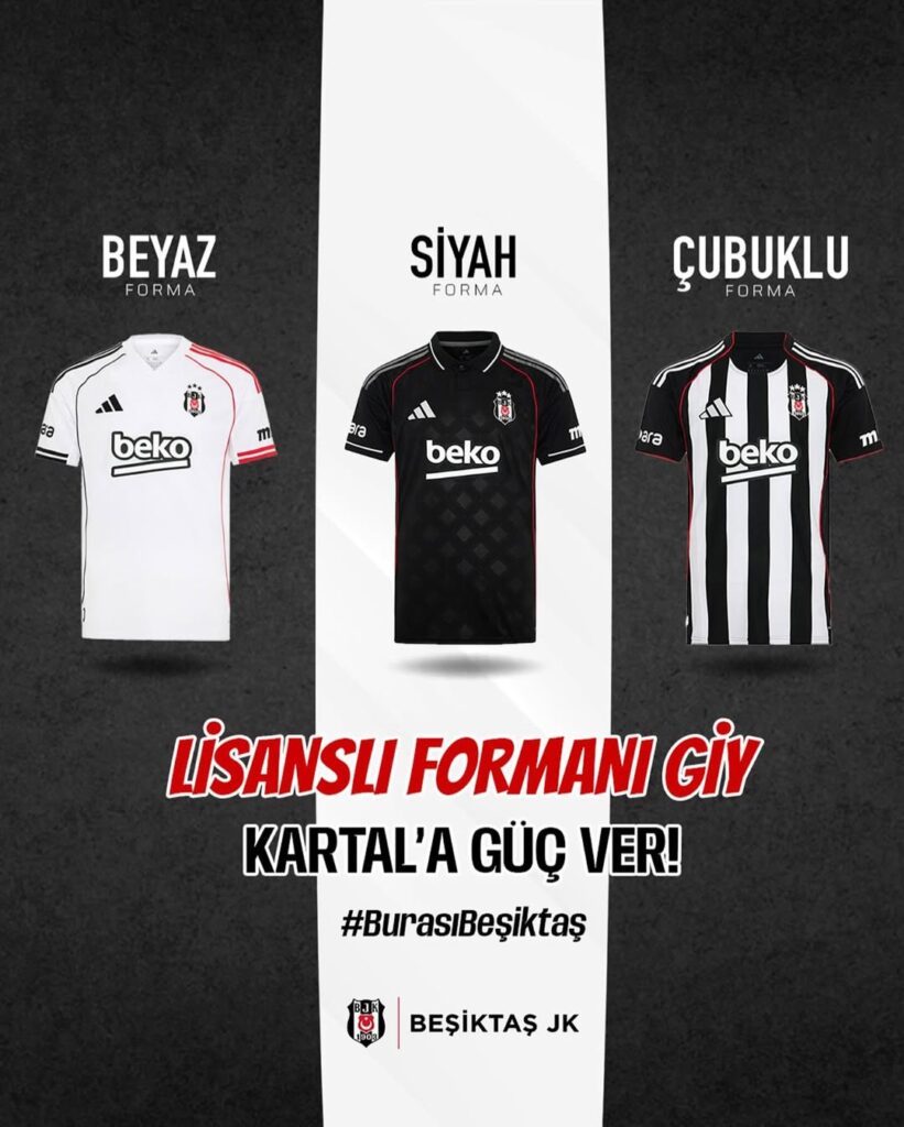 Lisanslı formanı giy, Kartal’a güç ver! 🦅#BurasıBeşiktaş