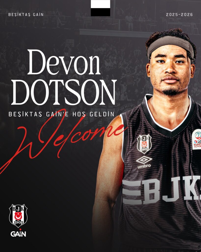 devon dotson Beşiktaş Gain'de