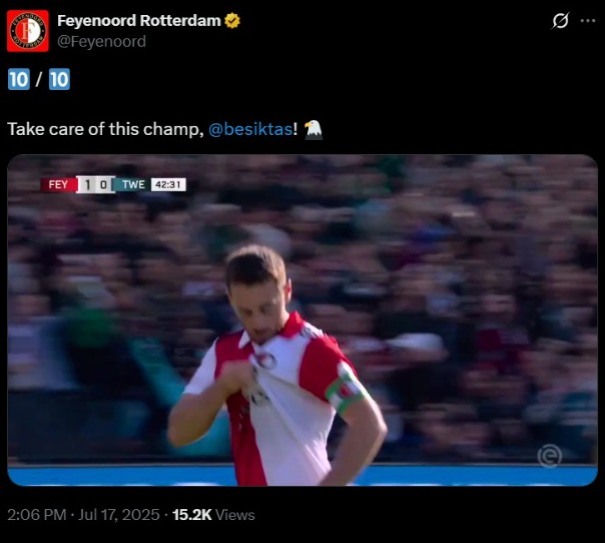 Feyenoord Orkun Paylaşımı