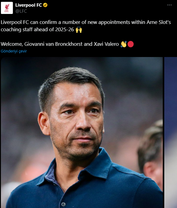 Beşiktaş’ın Eski Teknik Direktörü Giovanni van Bronckhorst, Liverpool’un Yardımcı Antrenörü Oldu Giovanni Van Bronckhorst