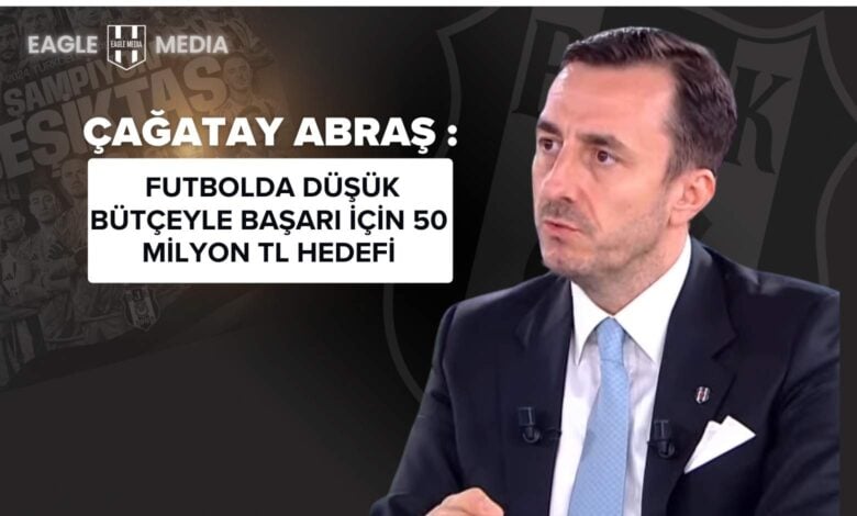 Çağtay Abraş Futbolda Düşük Bütçeyle Başarı İçin 50 Milyon TL Hedefi