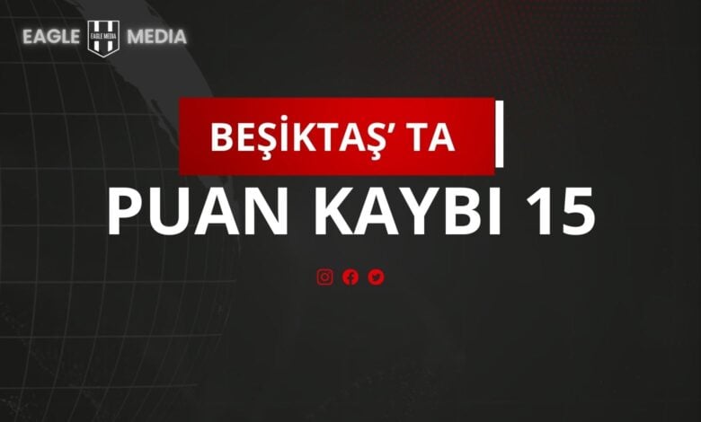 Beşiktaş Öne Geçtiği Maçları Kazanamıyor, 15 Puan Uçtu!
