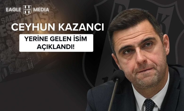 Ceyhun Kazancı, takım elbisesiyle mikrofon başında basın toplantısında. Beşiktaş-Galatasaray derbisi sonrası yaşanan gelişmelerin ardından TFF’deki görevinden istifa ettiği açıklandı.