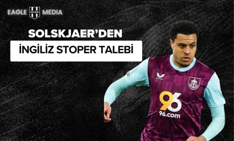 Beşiktaş’ın transfer listesinde yer alan Burnley forması giyen İngiliz stoper CJ Egan-Riley, Ole Gunnar Solskjær’in isteği doğrultusunda kadroya katılabilir. Görselde oyuncu mor-bordo Burnley formasıyla sahada koşarken görülüyor.