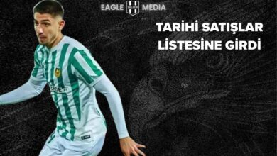 Beşiktaş altyapısından yetişen ve Rio Ave forması giyen Demir Ege Tıknaz’ın maç sırasında çekilen fotoğrafı; yanında "Tarihi Satışlar Listesine Girdi" başlığı yer alıyor.