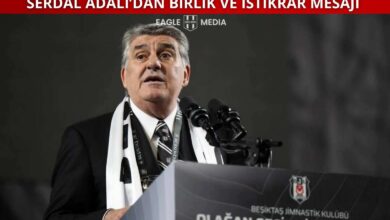 Serdal Adalı, Beşiktaş’ta istikrar vurgusu yaptı: “Kaos bitti, şimdi birlik zamanı. Yeni dönem Beşiktaş’ın yükseliş dönemi olacak.”