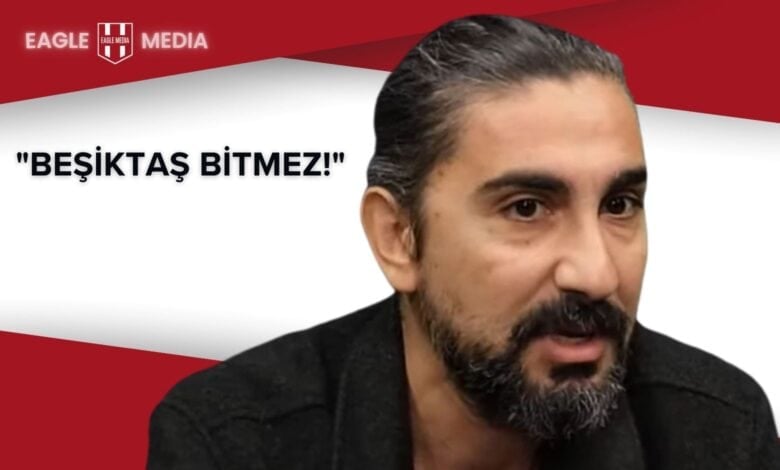 Spor yorumcusu Ergin Aslan, Beşiktaş’ın Fenerbahçe’yi deplasmanda mağlup ettiği derbi sonrası değerlendirmelerde bulunuyor; görselde “Beşiktaş Bitmez!” ifadesi yer alıyor.
