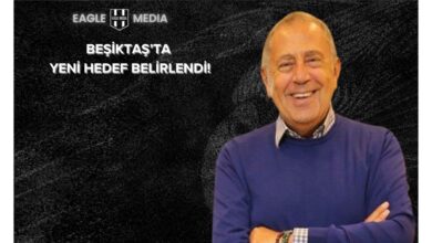 Beşiktaş eski yönetim kurulu üyesi Erol Kaynar, siyah arka plan önünde gülümserken; yanında "Beşiktaş'ta yeni hedef belirlendi!" yazısı yer alıyor.
