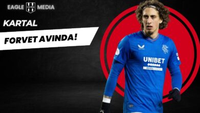 Mavi forma giyen genç forvet Fabio Silva saha içinde hareket halindeyken; görselin sol kısmında “Kartal Forvet Avında!” başlığı yer alıyor. Görsel, Beşiktaş’ın transfer hedefini yansıtıyor.