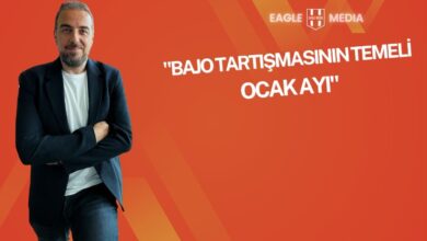Fırat Günayer, Rabona YouTube kanalında Beşiktaş'ın transfer politikası hakkında konuşuyor. Görselde Günayer siyah ceket ve beyaz tişört ile kadrajın solunda, arka planda turuncu bir fon üzerinde "Bajo tartışmasının temeli Ocak ayı" yazısı bulunuyor.