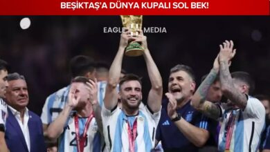Arjantin Milli Takımı'nın Dünya Kupası'nı kazandığı anı kutlayan, kupayı kaldıran ve Beşiktaş ile anılan sol bek oyuncusu.