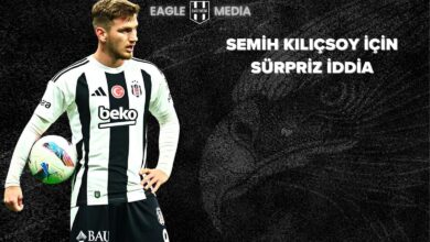 Beşiktaş formasıyla poz veren genç futbolcu Semih Kılıçsoy; Trabzonspor’un satın alma opsiyonlu kiralama teklifiyle gündemde.